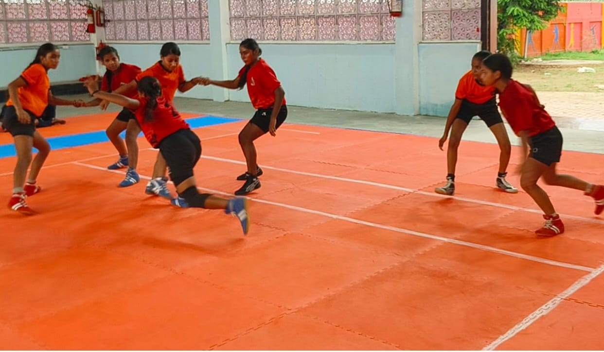 Seven players selected for the division in Kabaddi trials.