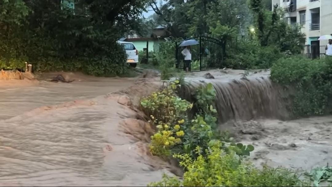 Claims washed away in the first heavy rain; water entered homes.