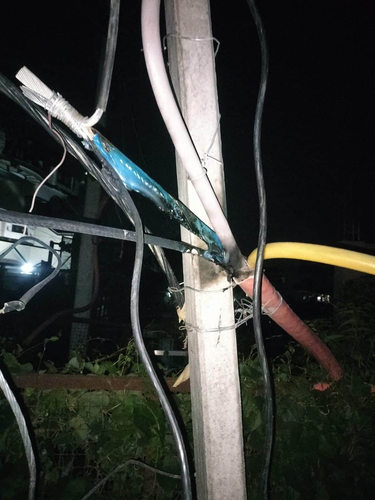 The electricity supply to 200 villages was affected