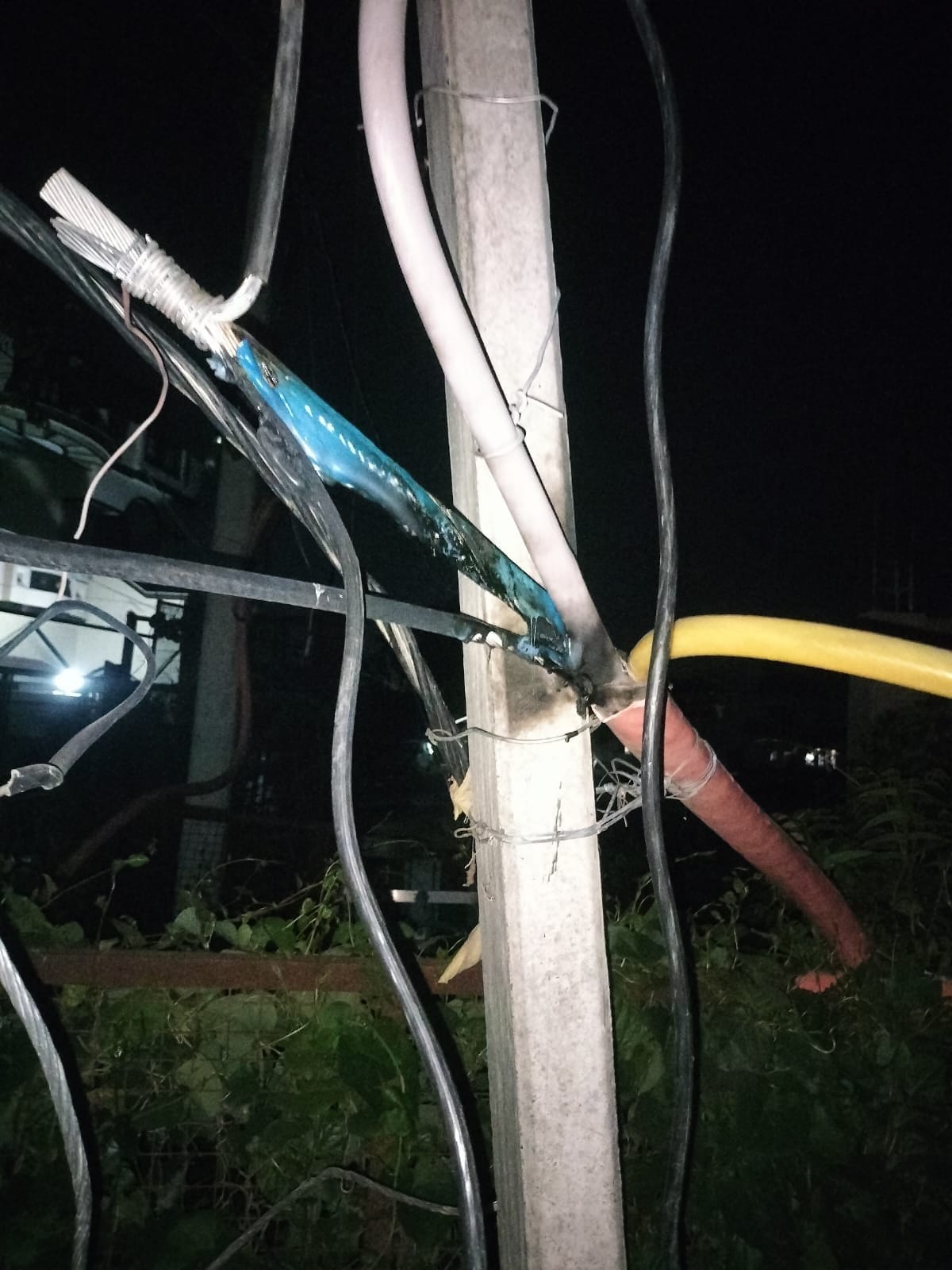 The electricity supply to 200 villages was affected