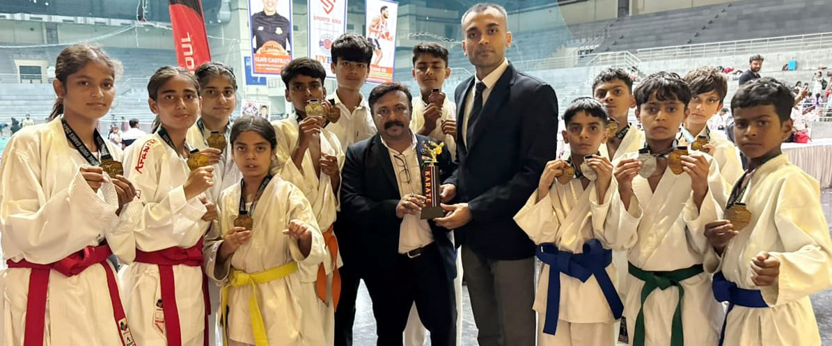 Baah's Diksha, Abhinav, and Anshum won gold medals.