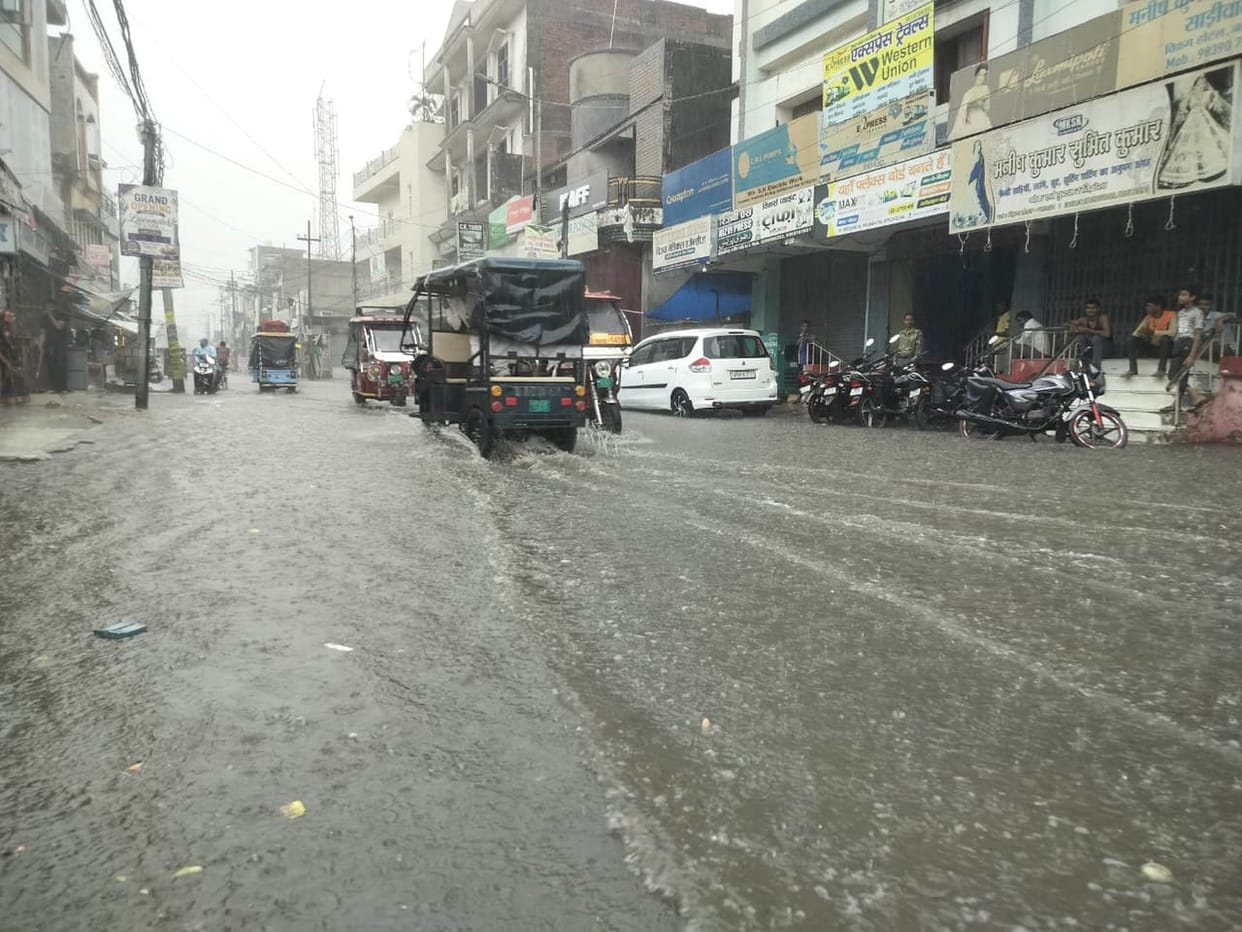 Claims regarding the drainage system were washed away by just two hours of rain.