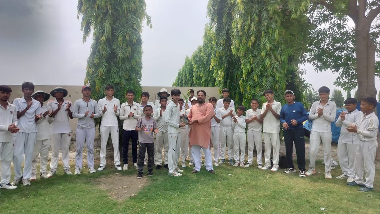 Environment friendly team won the match by 4 wickets in friendly cricket