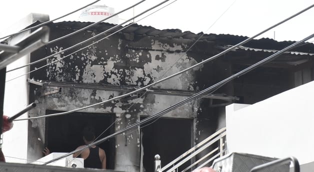 Fire breaks out at IT firm owner's house