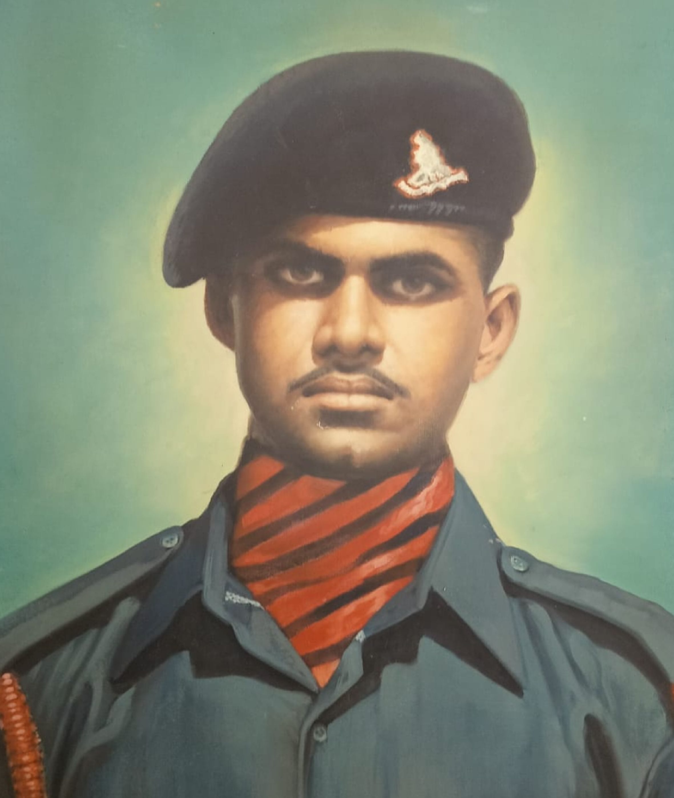 कारगिल में शहीद वीरेंद्र सिंह की फाइल फोटो। स्रोत: परिजन  
