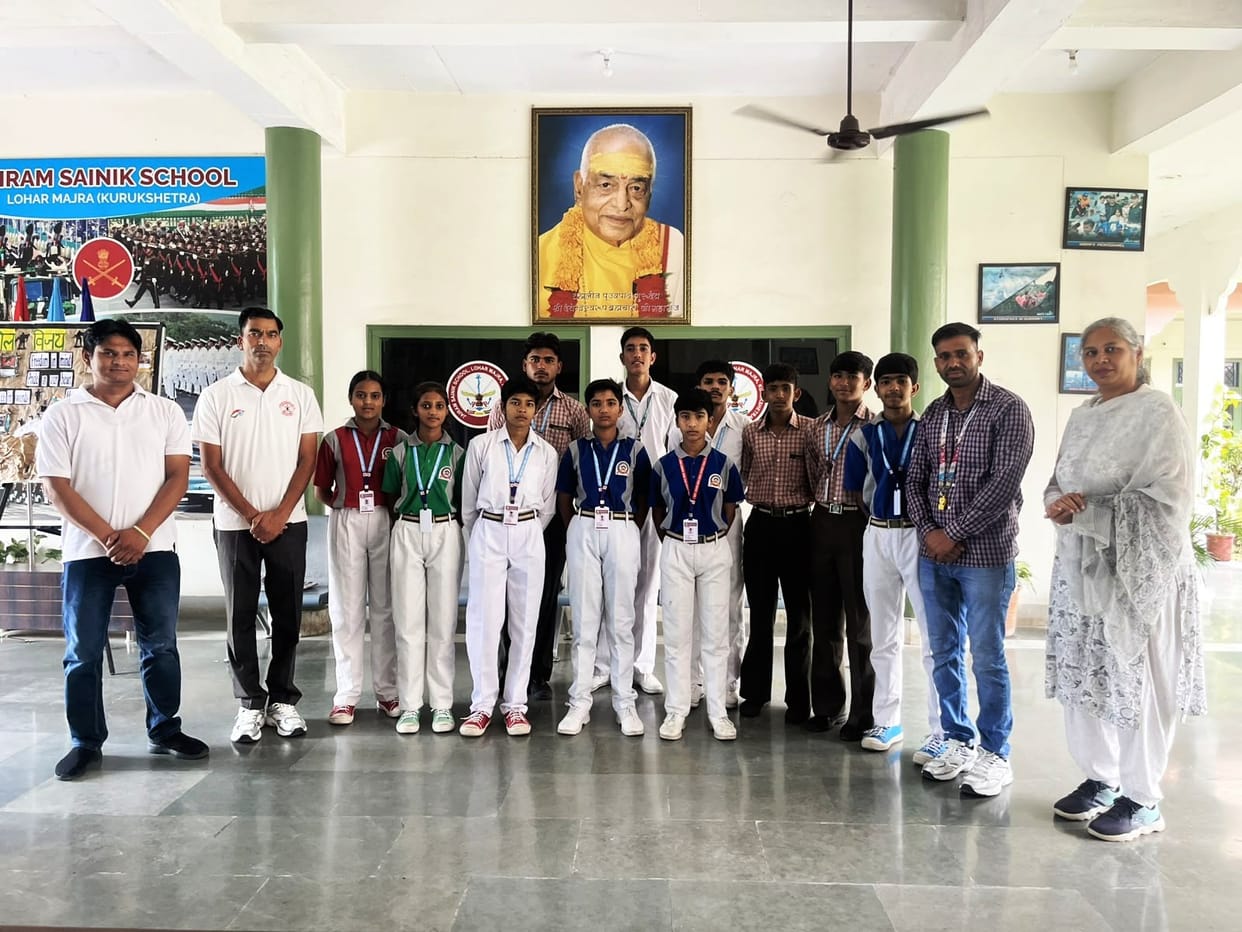 Jairam Public School dominates the block sports competition
