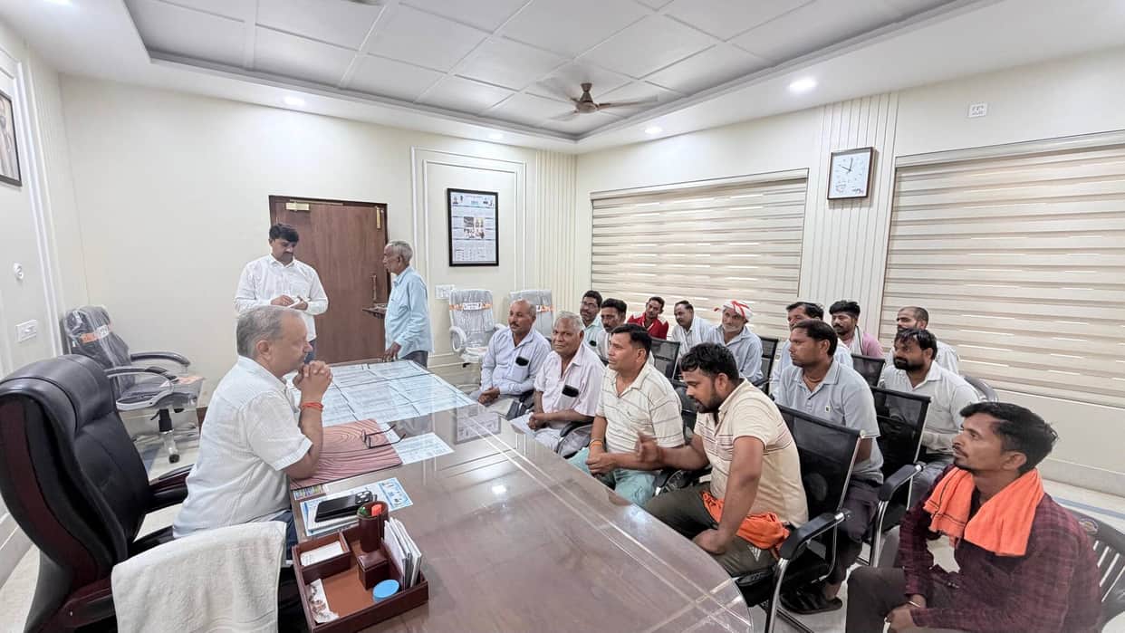 MLA Sunil Sangwan listened to public grievances.