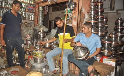 Sales of *kalash* (ritual pots) and poles have increased; devotees are also purchasing utensils.
