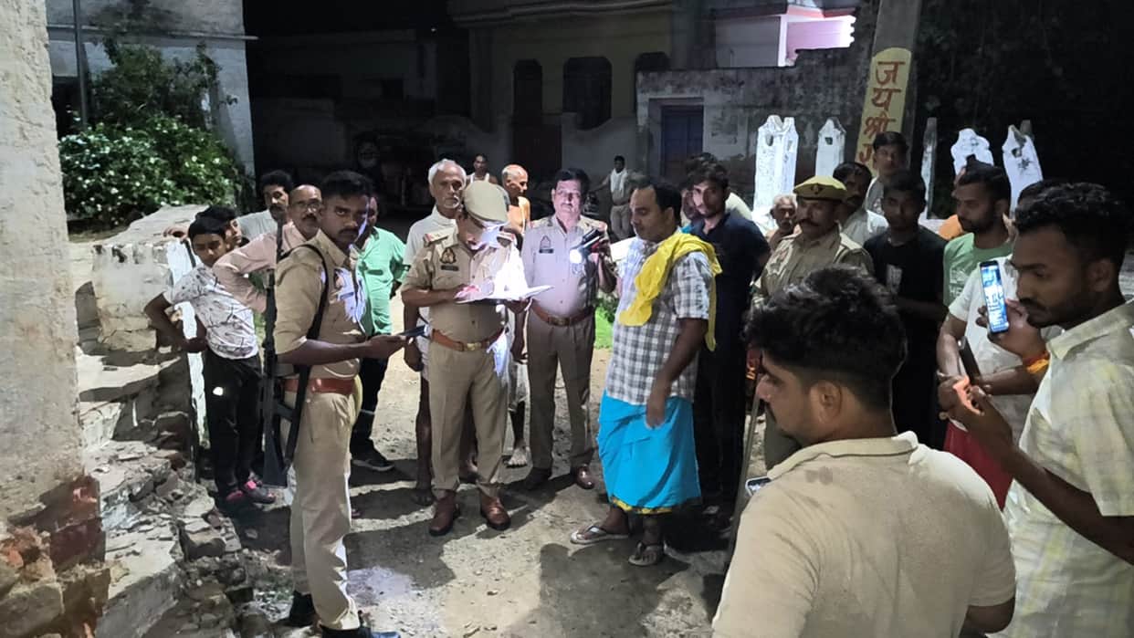 Temple and several houses damaged by uncontrollable dumper infiltration
