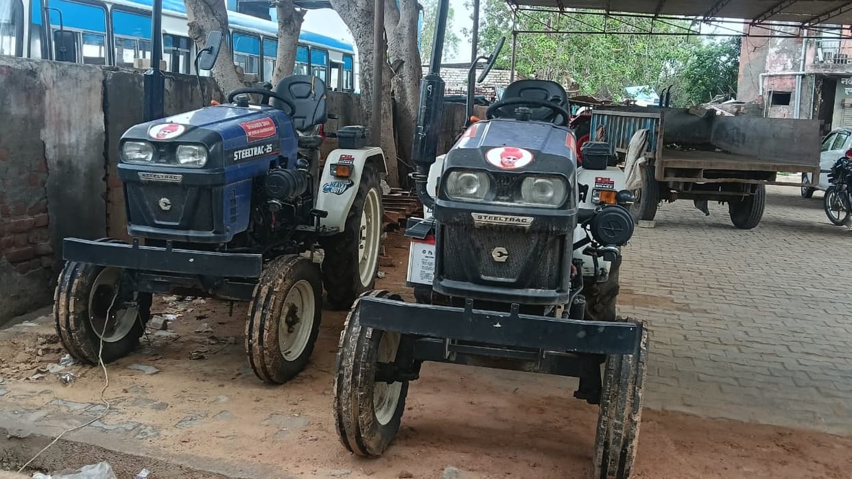 Mini-tractors worth lakhs have become showpieces; heaps of garbage still litter the streets