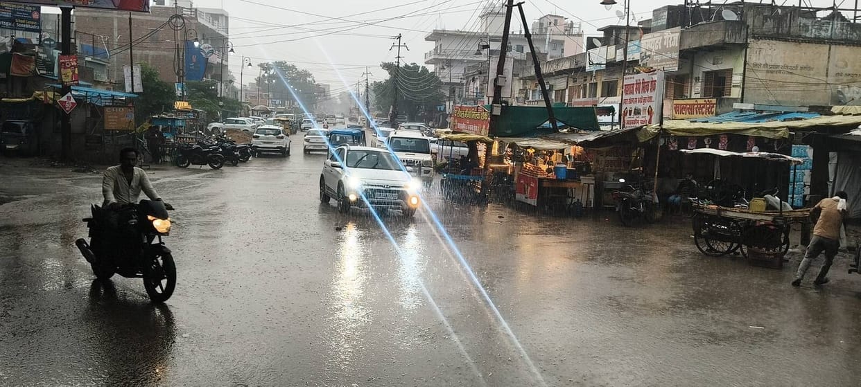 Temperature dropped by 1.4 degrees following rain after three days