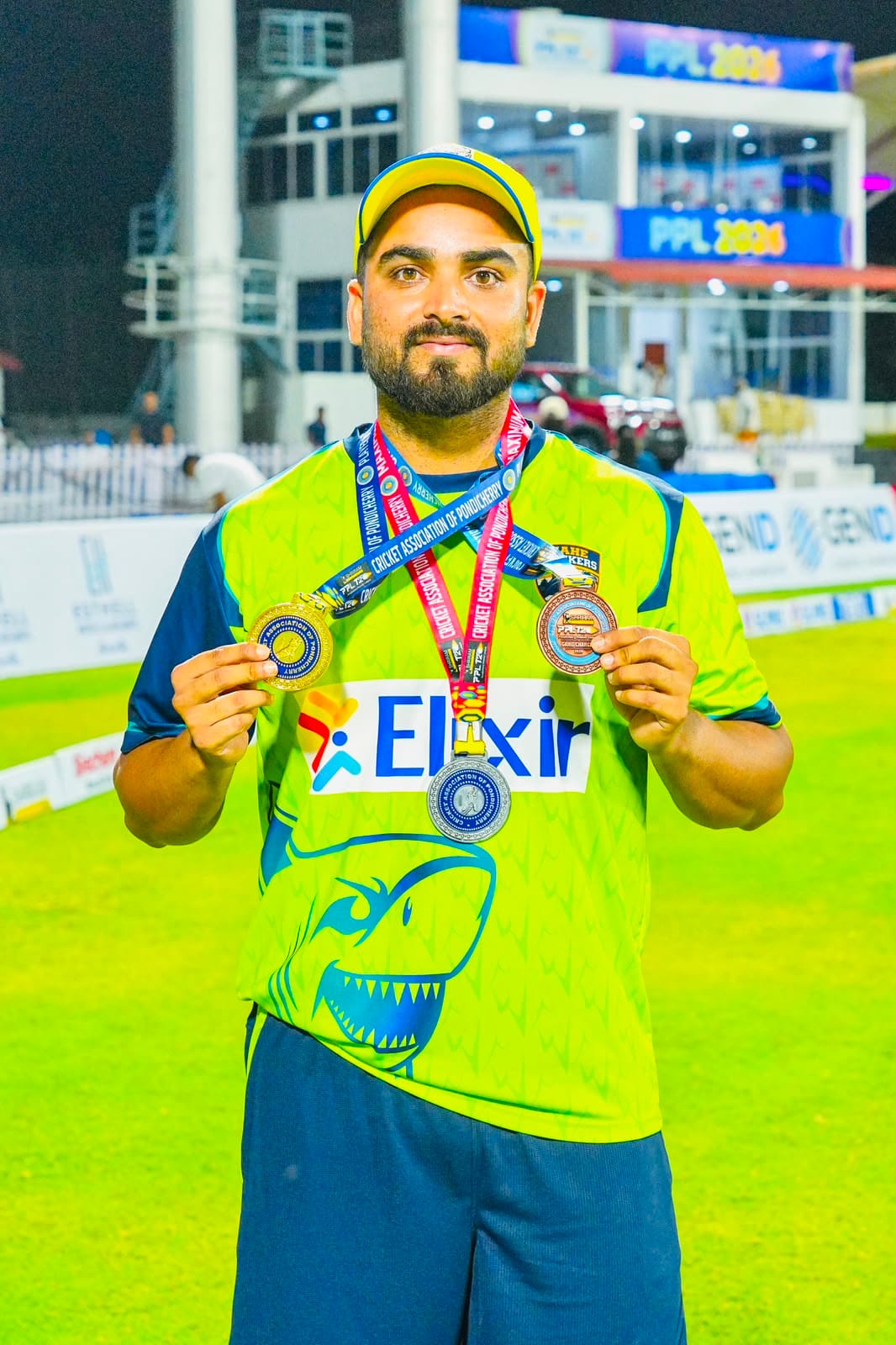 Agra's Hrithik's bat roared; he smashed a century off 48 balls to propel his team into the final.