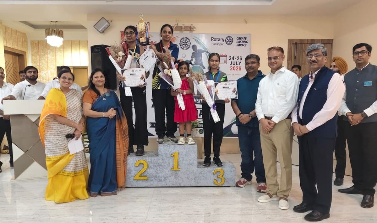 Sultanpur News: टेबल टेनिस प्रतियोगिता में शिवम बने चैंपियन