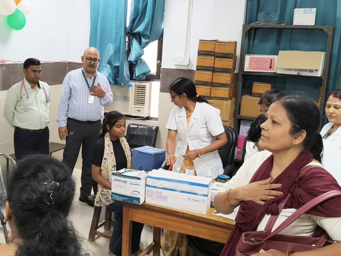 3,500 girls received the HPV vaccine.