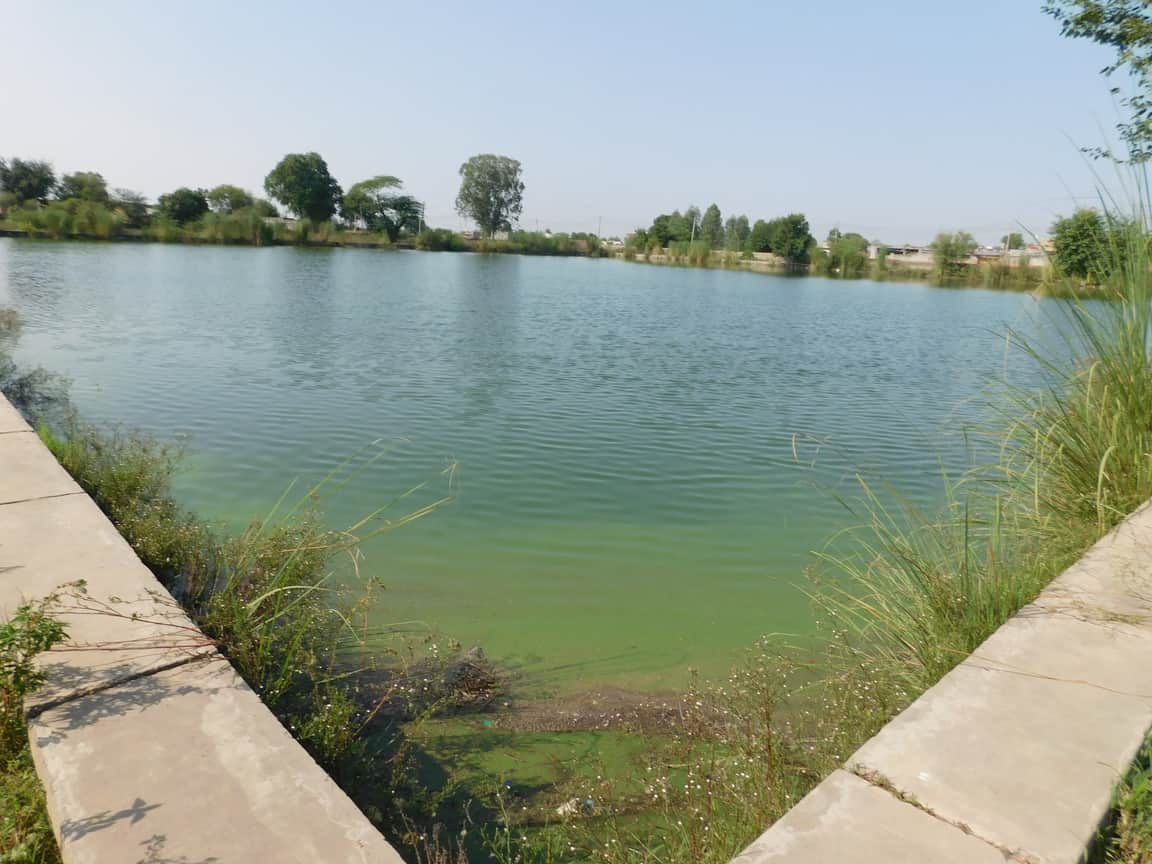 शहर स्थित चंपापुरी जलघर। 