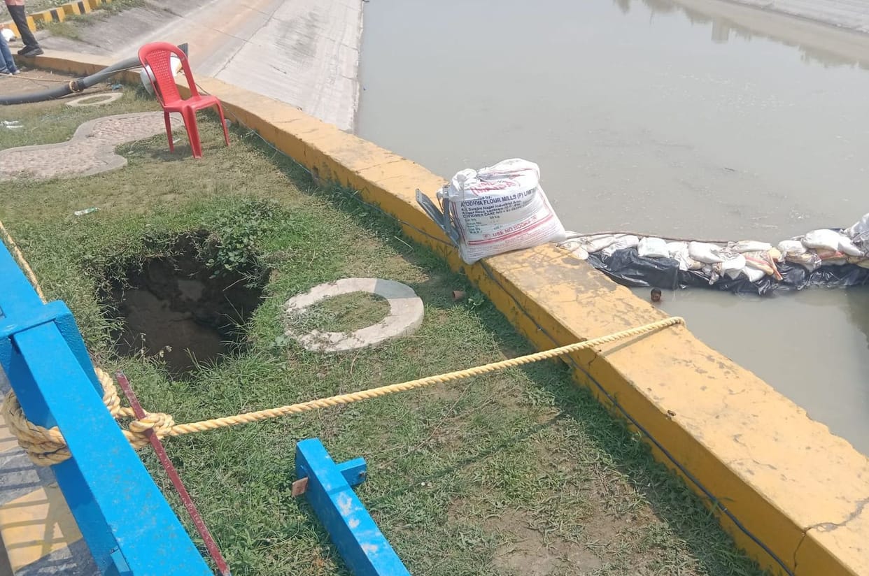 Canal repair work will be completed today