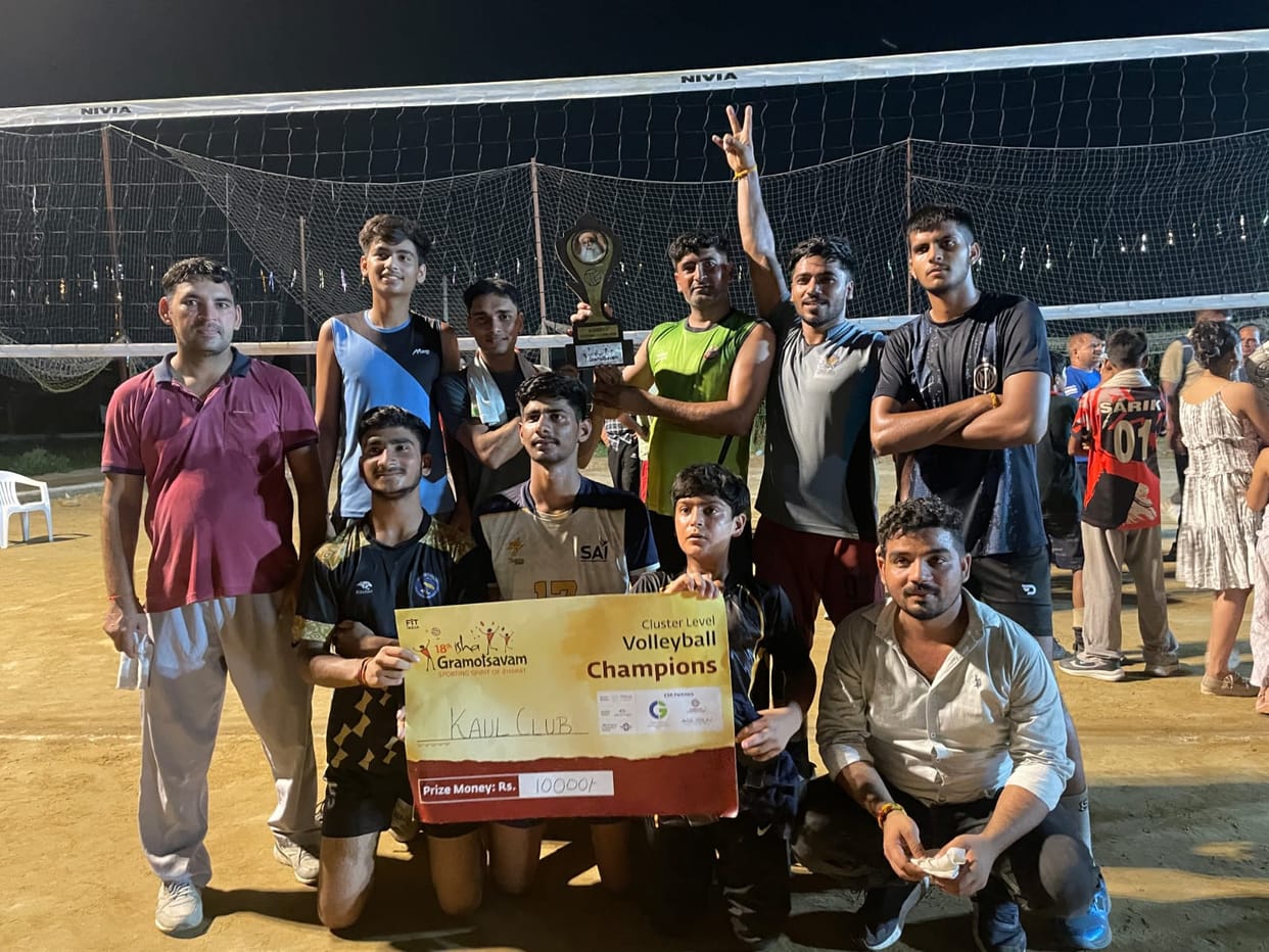 Kaul Club wins rural volleyball tournament.