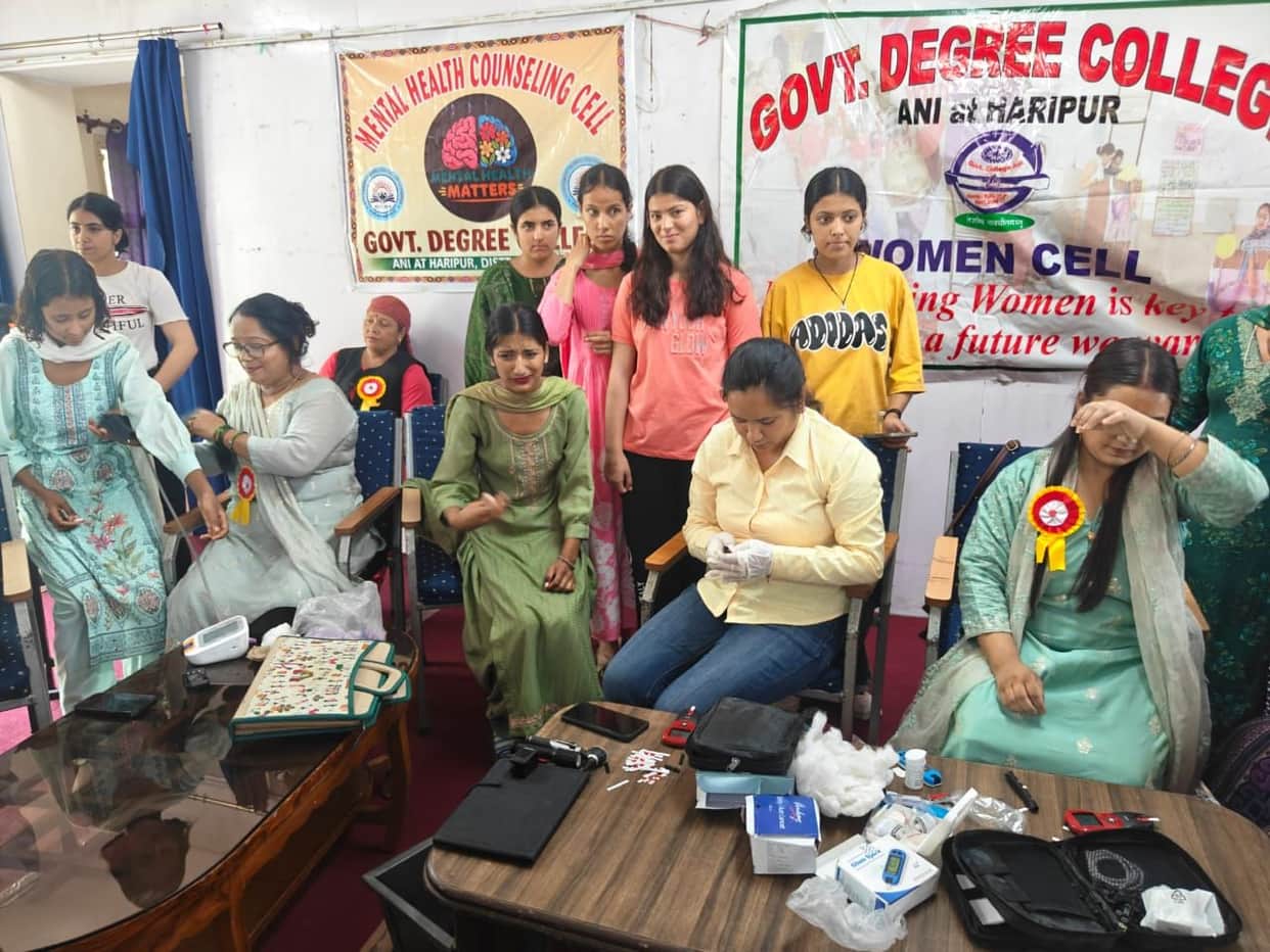 Health of 120 female students checked at Ani College
