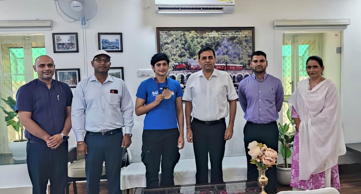 Shivani won a medal at the Asian Under-23 Boxing Championship
