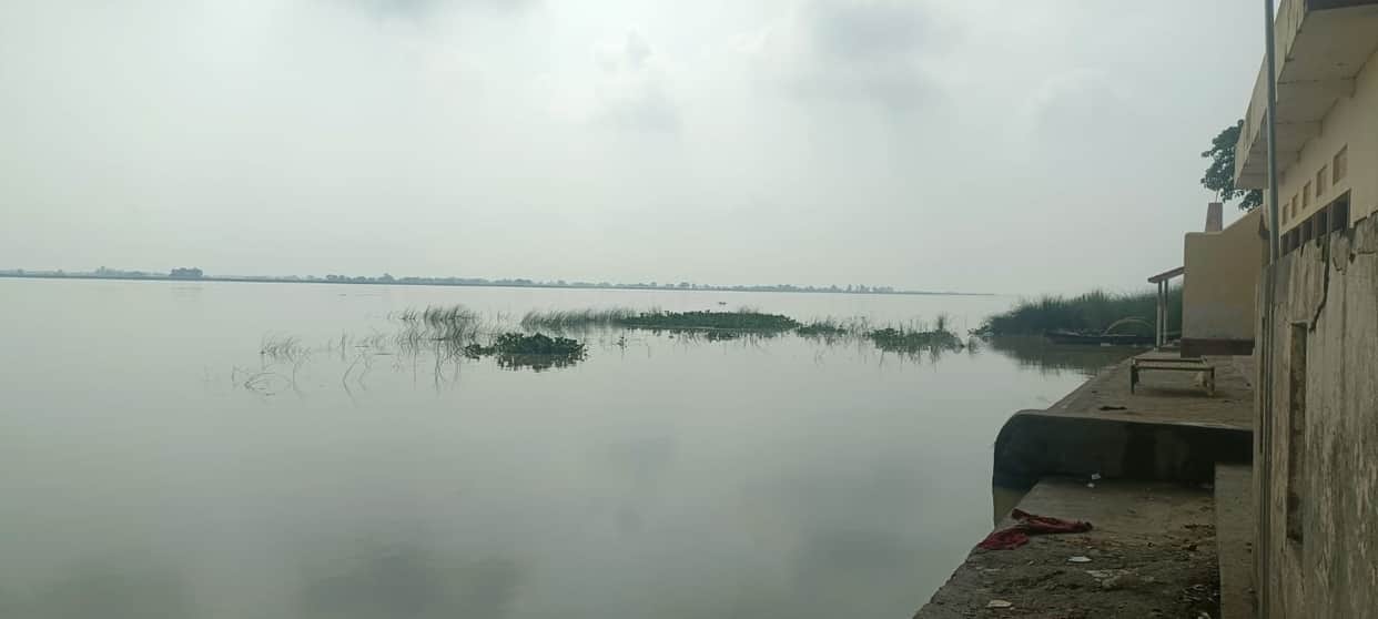 After a three-day respite, the Saryu has risen by another