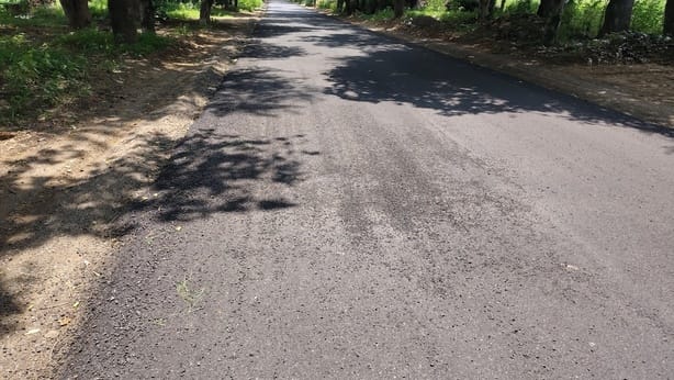 Questions raised over crore road construction; surface peels off immediately after completion.