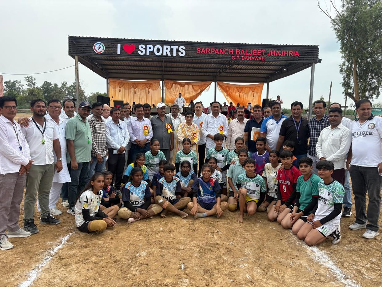 Fatehabad team wins football title at district-level games