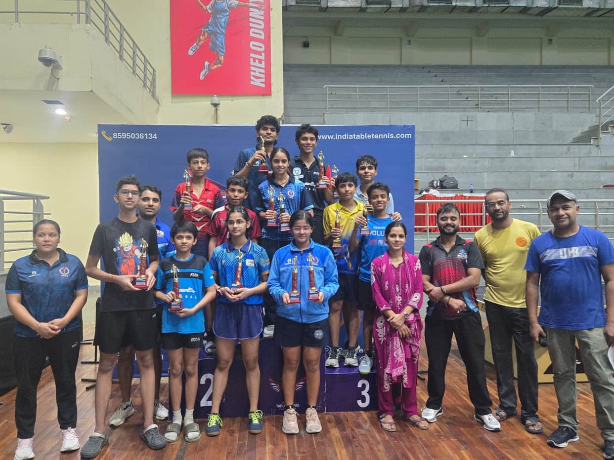 Junior players shine in the Indian Table Tennis League
