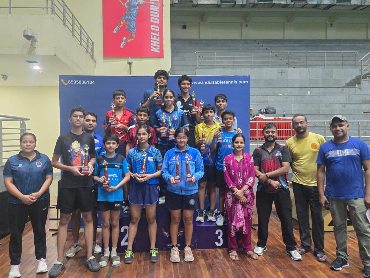 Junior players shine in the Indian Table Tennis League
