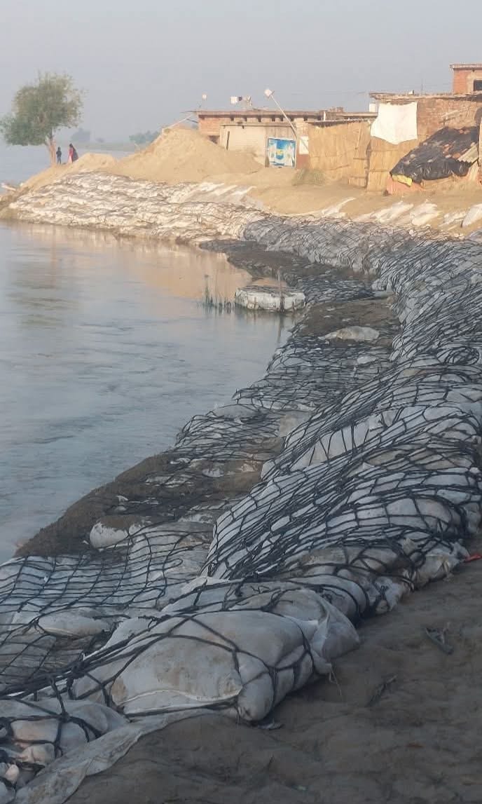 Rain puts pressure on embankments; rain cuts and rat holes raise concerns.