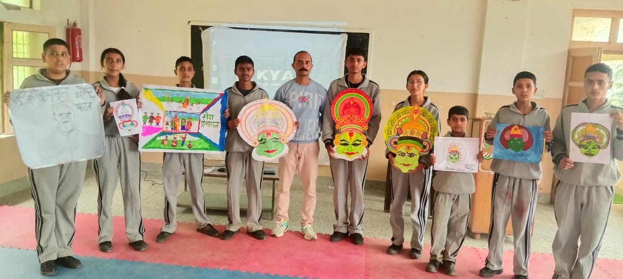 Students learned about Kerala's culture