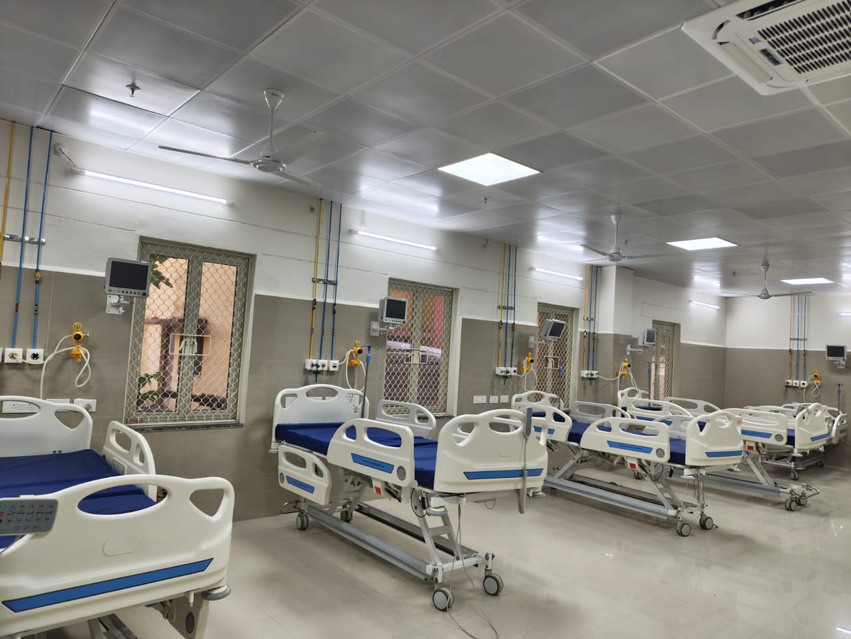 A separate four-bed ICU will be set up at the trauma center.