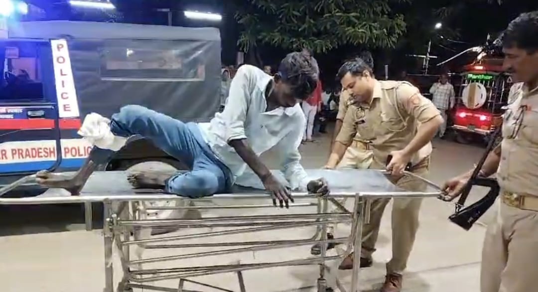 Accused of molesting a minor arrested in encounter; shot in the leg.