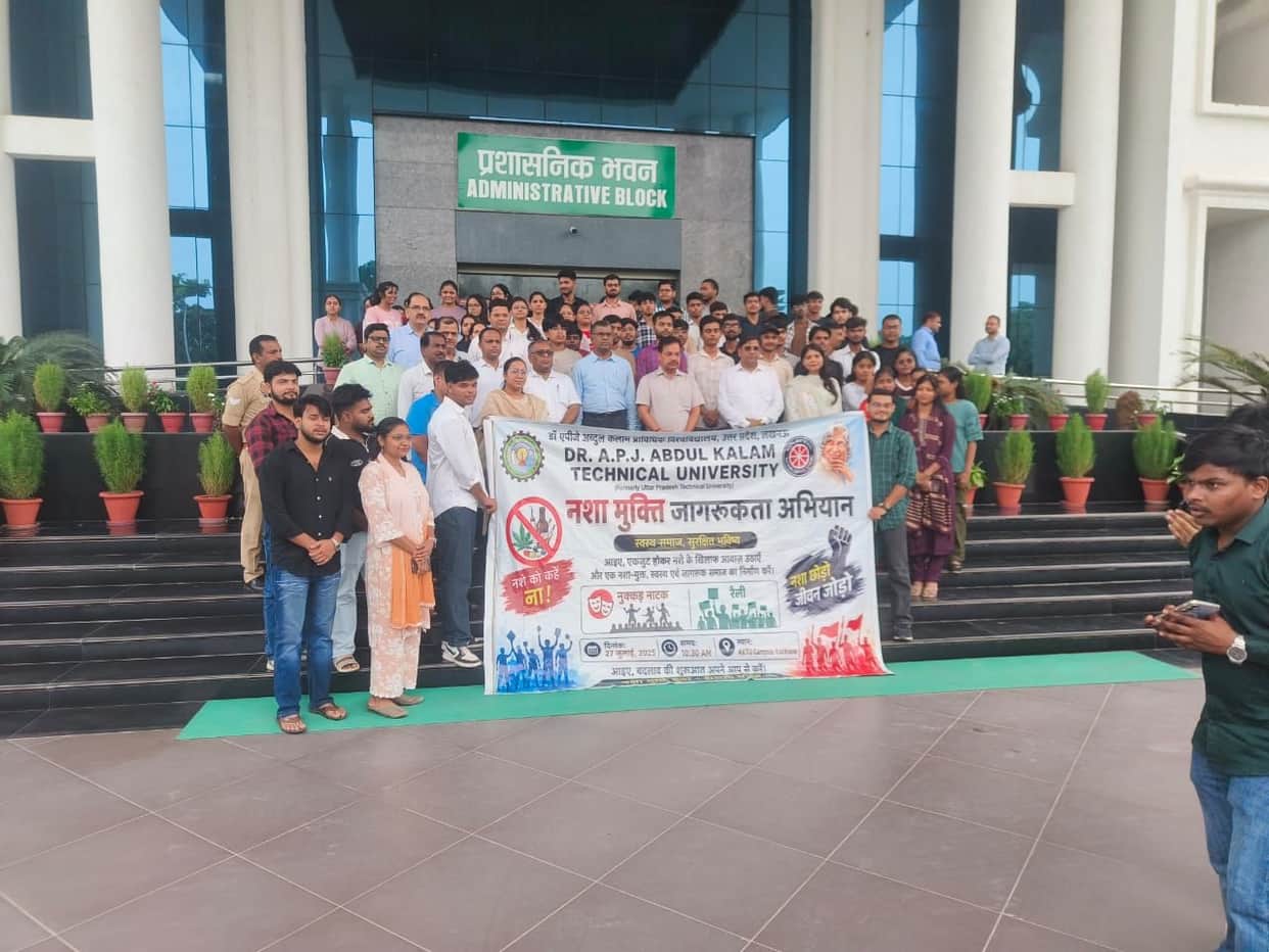 AKTU: Awareness raised about substance abuse through street plays and rallies.
