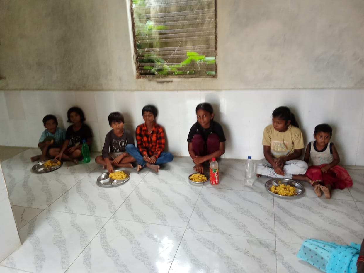 Rice and vegetables were served instead of roti and vegetables, and the budget for fruit was rupees 4 per child... the plates remained empty.