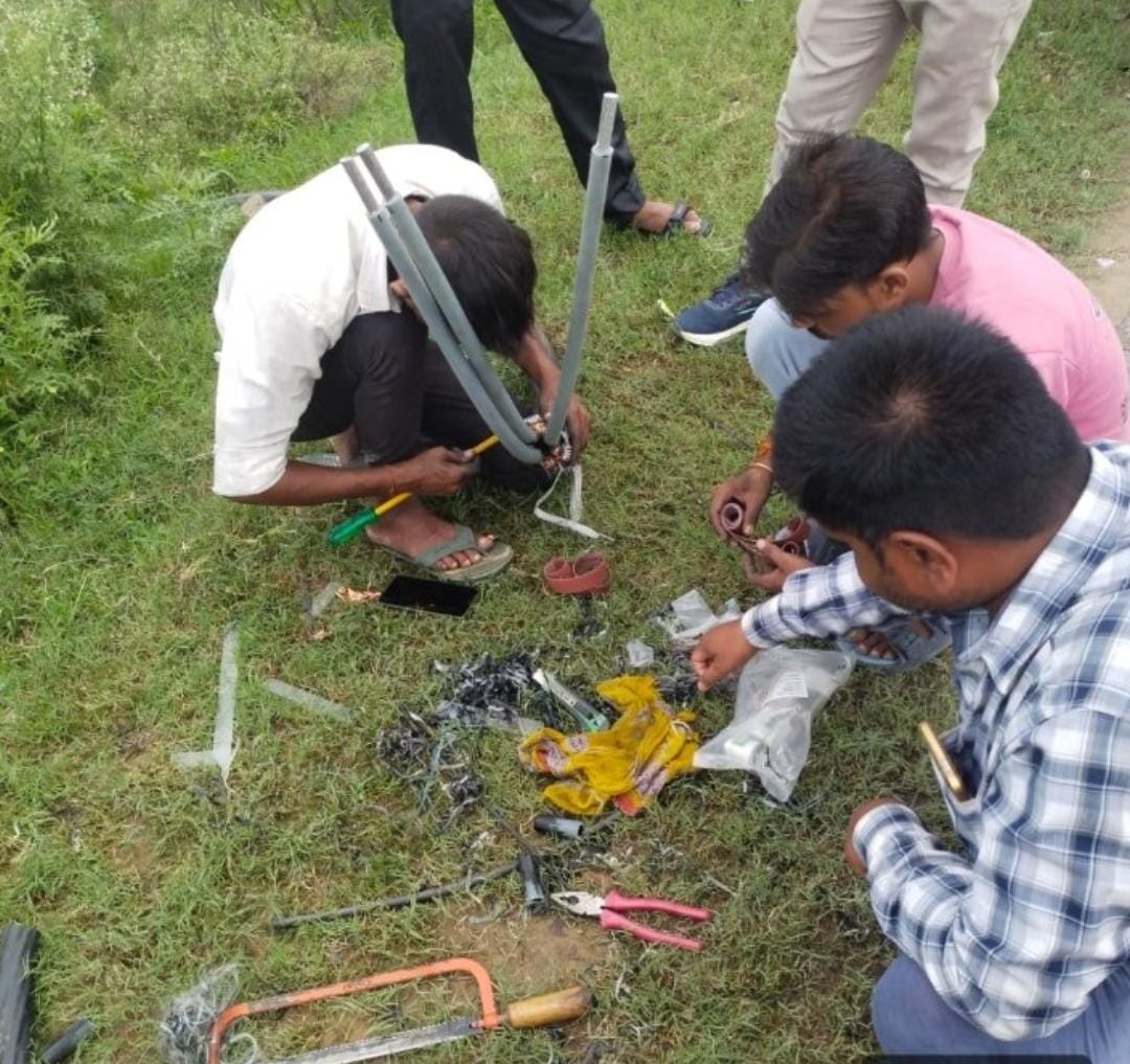 33 kV line damaged... Kakra substation remained shut for nine hours.