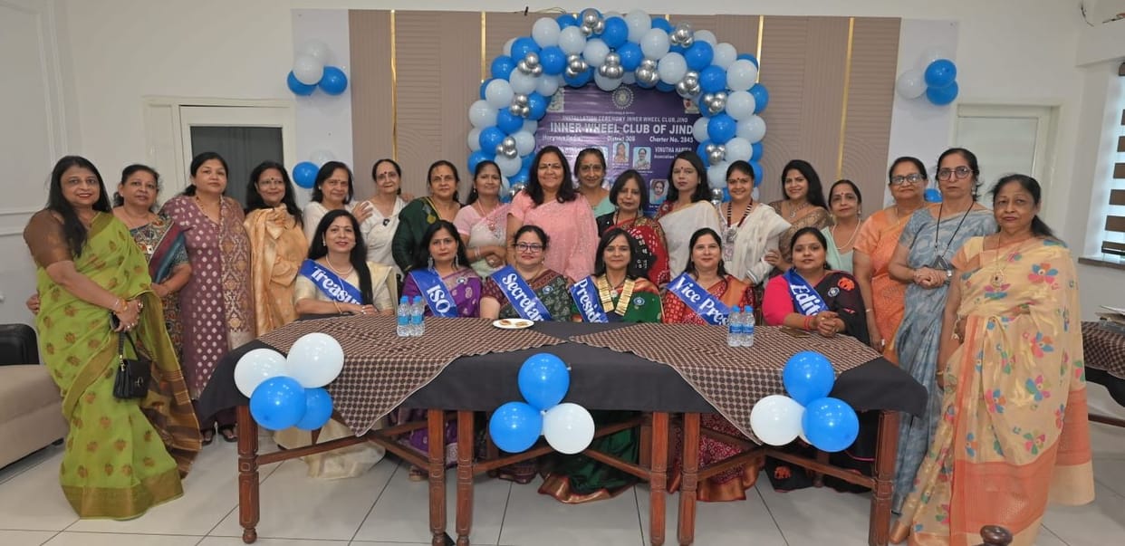 Dr. Seema Malik became the President of Inner Wheel Club Jind.