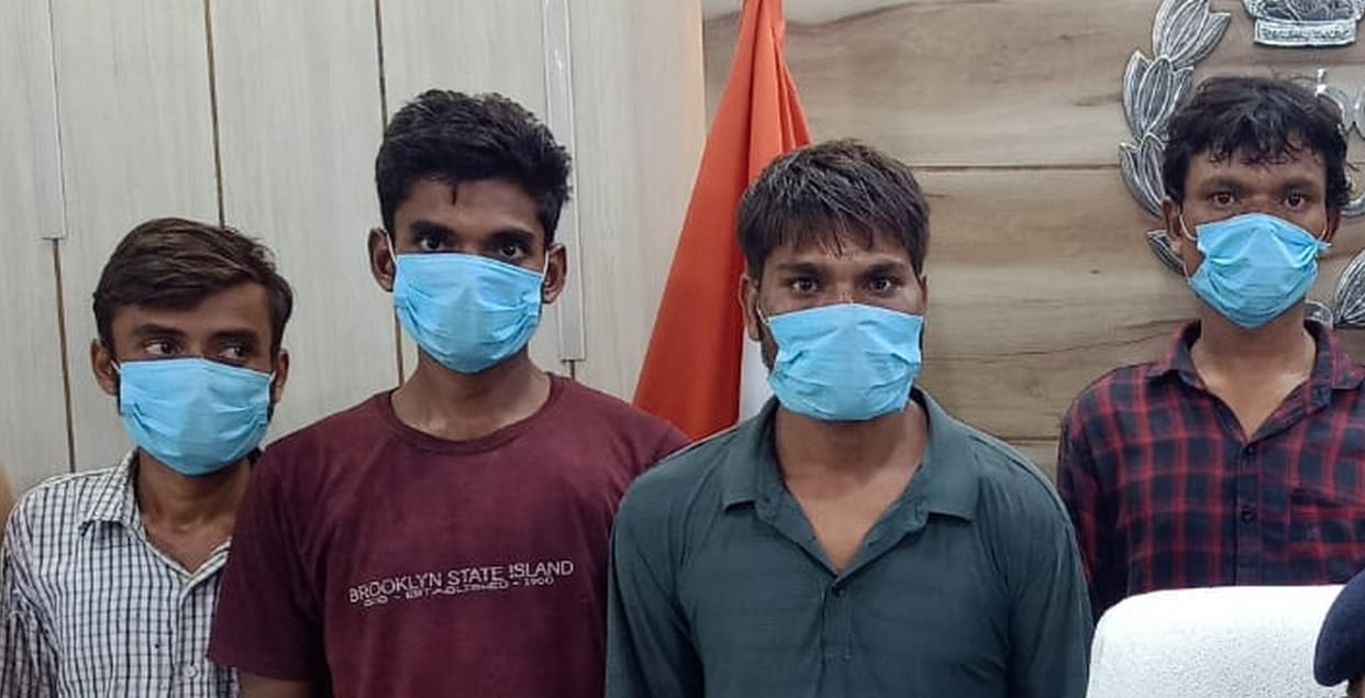 Theft of a motorcycle from the district hospital solved; four habitual offenders arrested