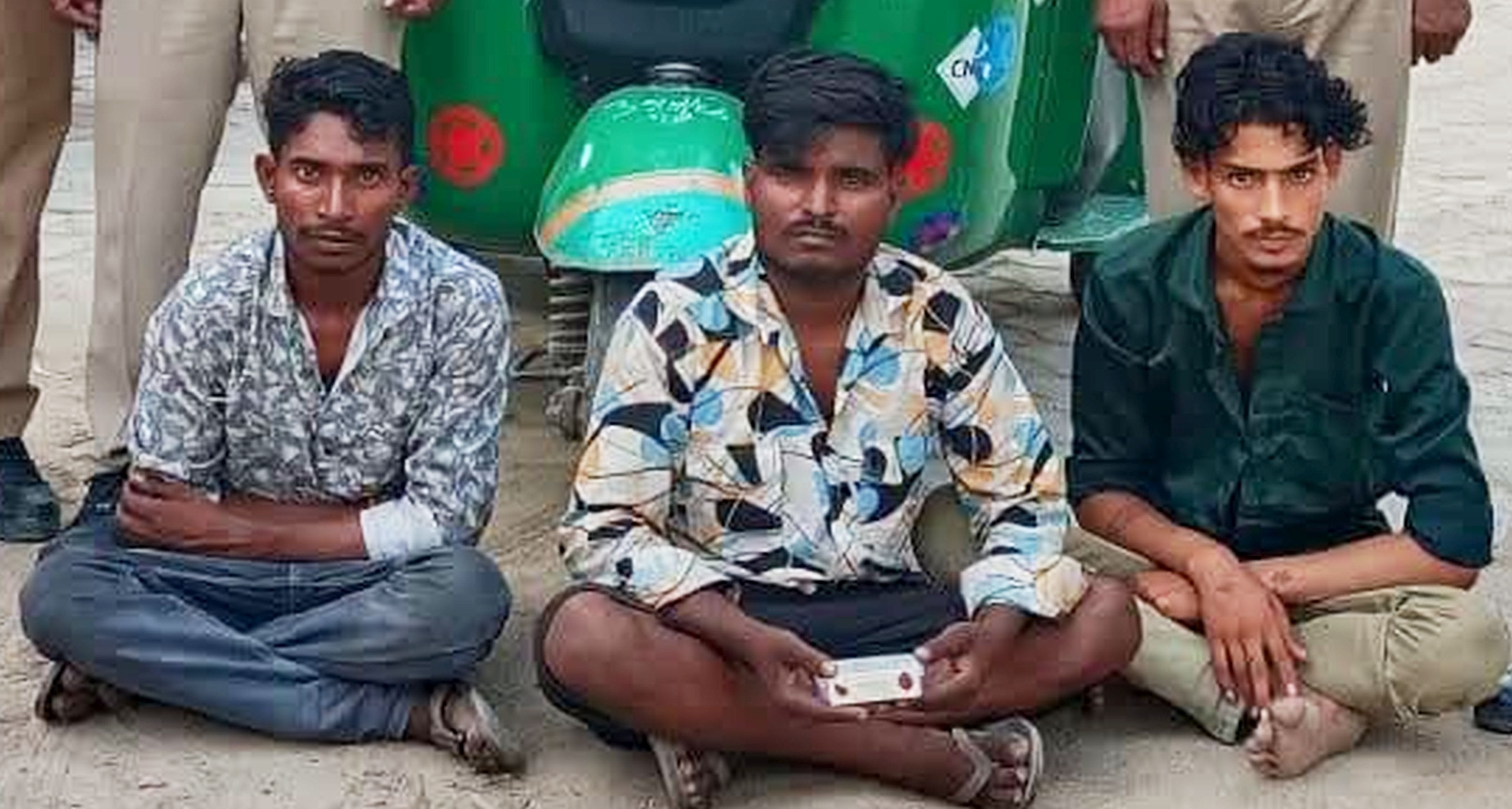 फोटो 39-कोतवाली में पकड़े गए आरोपी। स्रोत: पुलिस