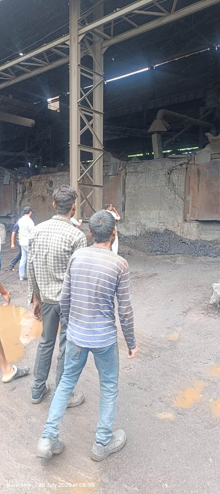 Accident at the induction furnace of the Maa Shiva plant in Raigarh: Five workers suffered burns