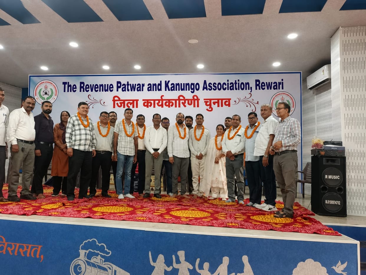 Ranbir becomes President of the Patwar and Kanungo Association.