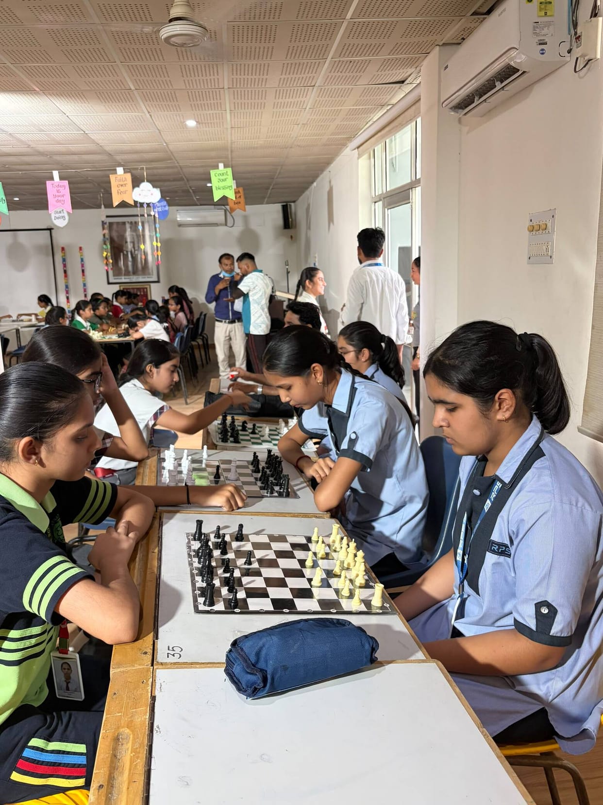 Purvi triumphs in the Under-14 quad skating event.