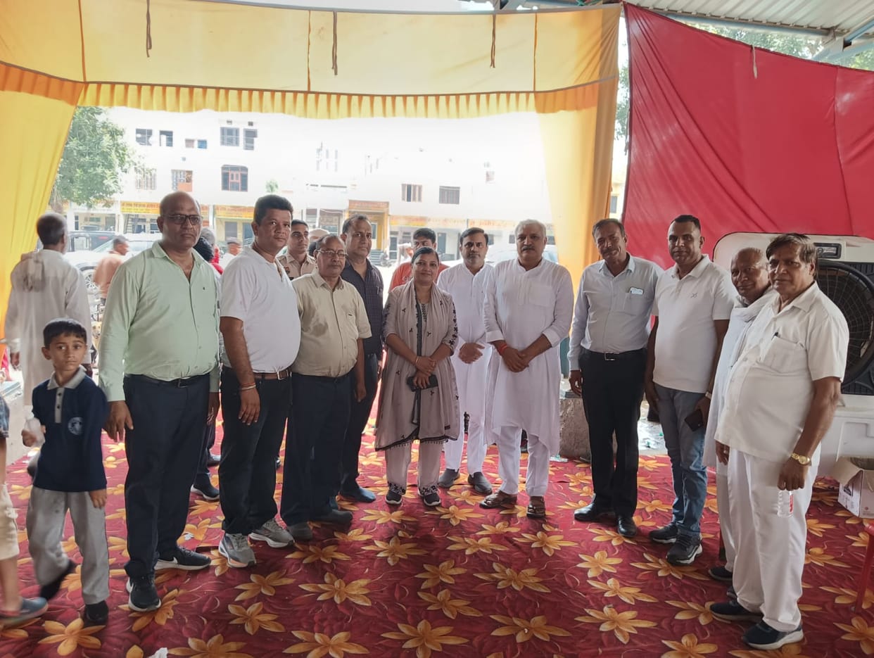 Annual Havan and Bhandara organized at the New Grain Market.