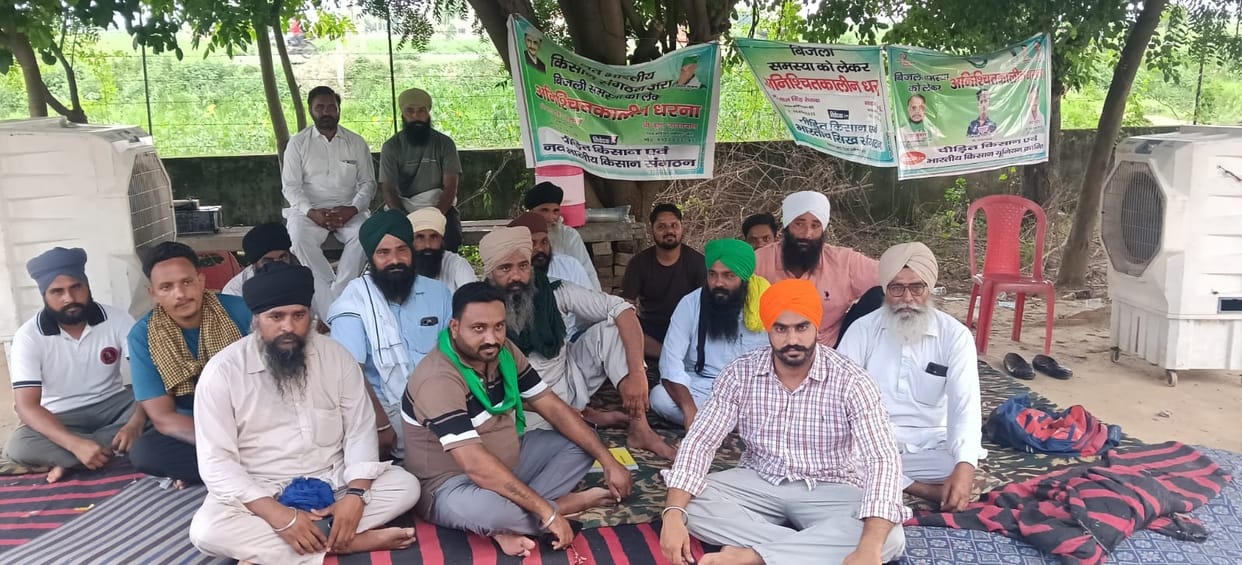 Transformer not installed, farmers resume indefinite hunger strike