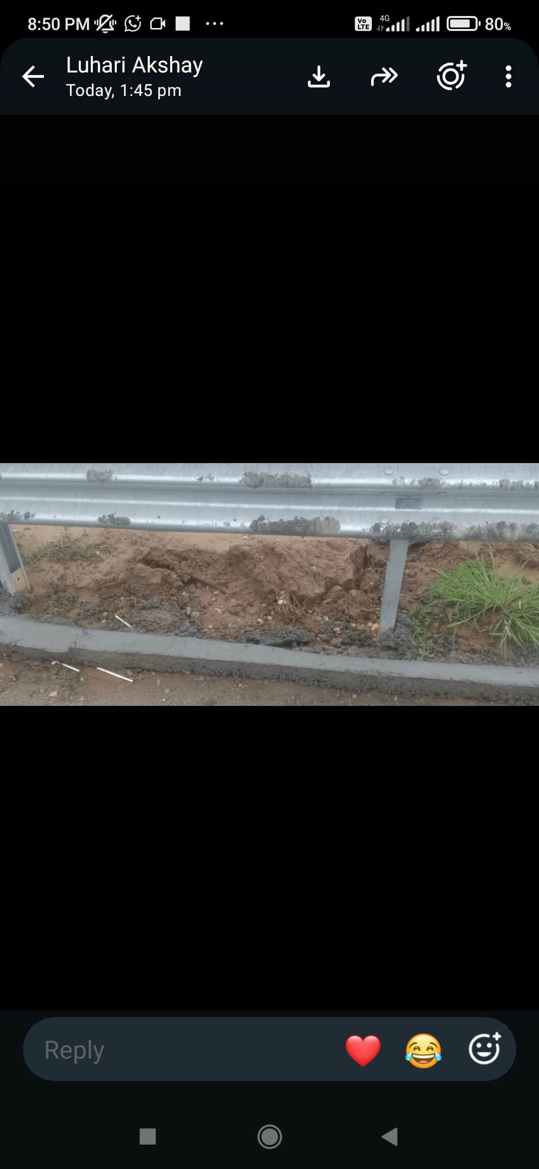 Soil erosion on Delhi-Dehradun Expressway due to rain; 'No Parking' board topples over.