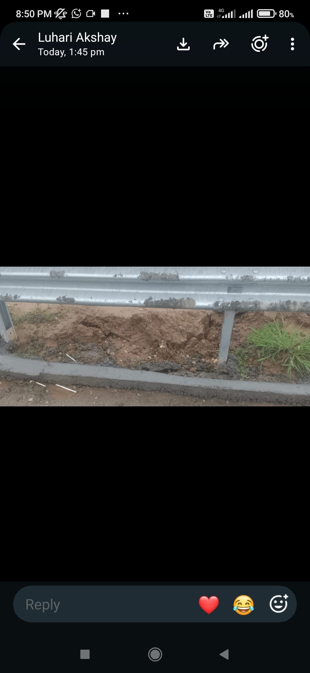 Soil erosion on Delhi-Dehradun Expressway due to rain; 'No Parking' board topples over.