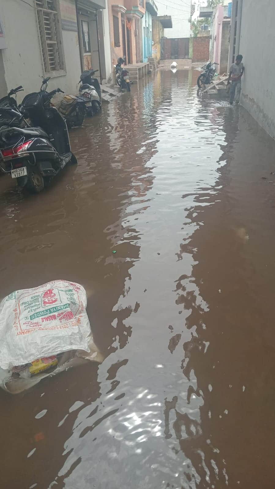 Waterlogging issues have arisen in several areas of Dharuhera.
