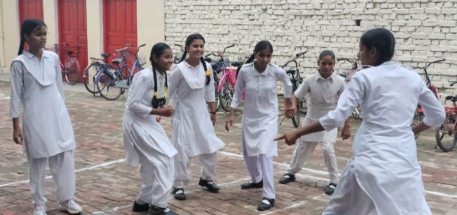 The 'B' team emerged as the winner in the kabaddi competition.