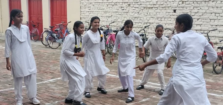 The 'B' team emerged as the winner in the kabaddi competition.