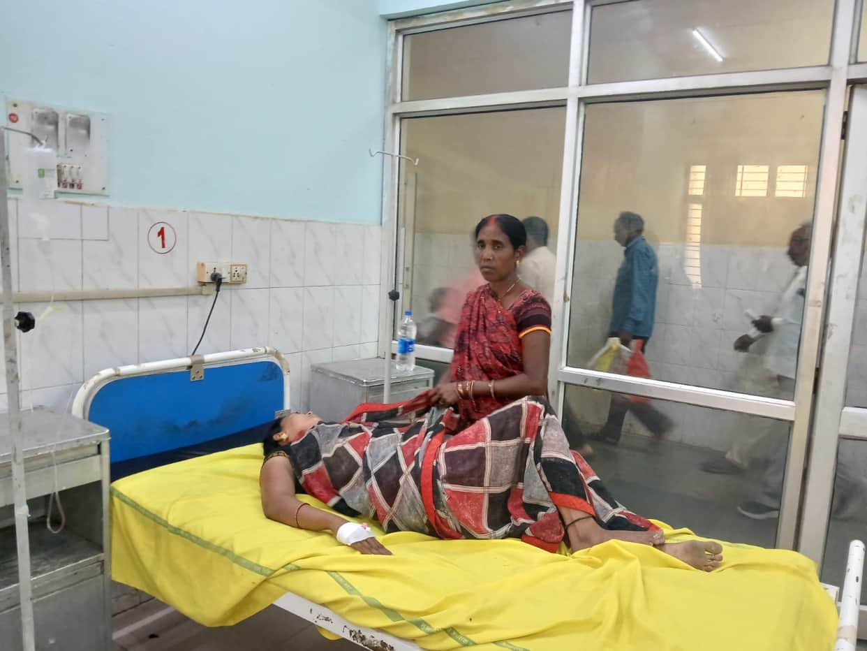 Woman dies of snakebite; seven people hospitalized.