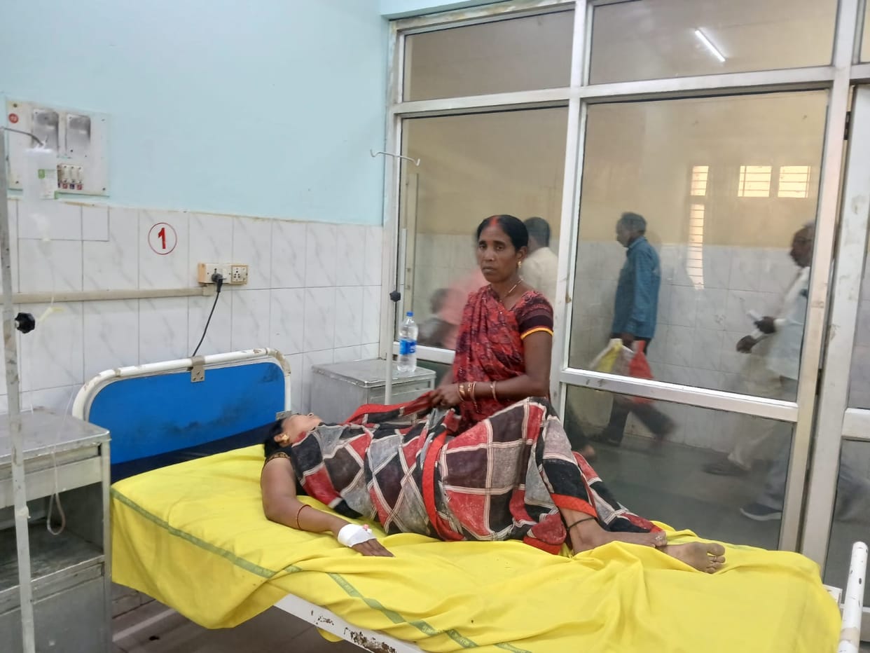 Woman dies of snakebite; seven people hospitalized.